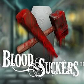 Blood Suckers slot logo by NetEnt at Crystal Roll Casino