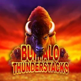 Buffalo Thunderstacks online game logo by Amatic Industries on crystalrollcasino.org