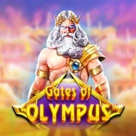 Gates of Olympus logo – Slots by Pragmatic Play at Crystal Roll Casino