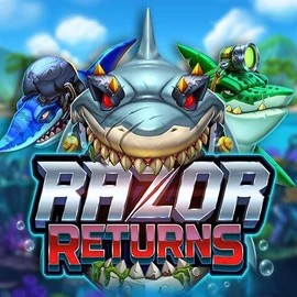 Slots logo of Razor Returns from Push Gaming at Crystal Roll Casino