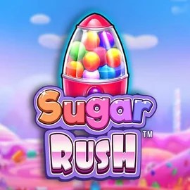 Sugar Rush slot visual from Pragmatic Play available on crystalrollcasino.org